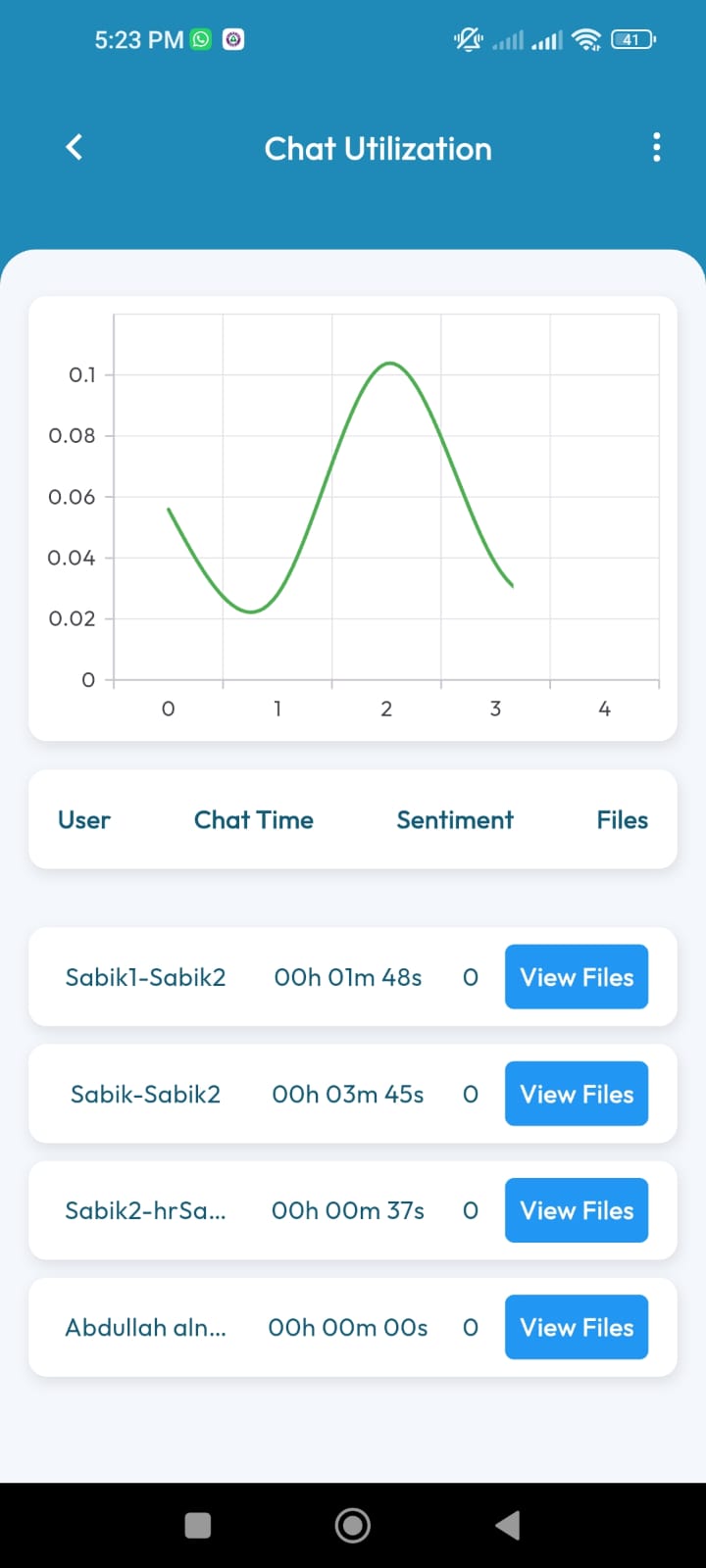 RateOp mobile app screen 50